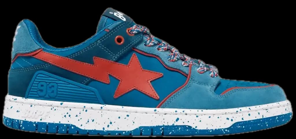 Giày Bape SK8 STA #7 M2 'Blue' 0ZXSHM191326M Giày Bape SK8 STA #7 M2 'Blue' 0ZXSHM191326M