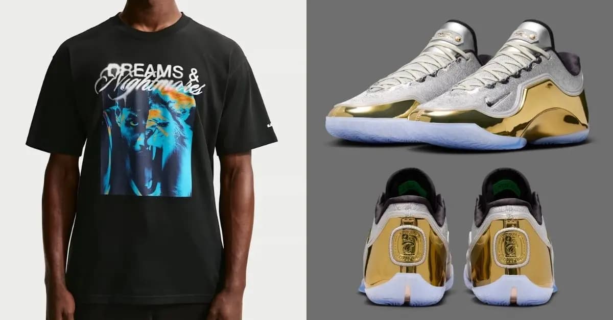 LeBron 23 "Dreams and Nightmares" nổi bật với phối màu ánh kim LeBron 23 "Dreams and Nightmares" nổi bật với phối màu ánh kim
