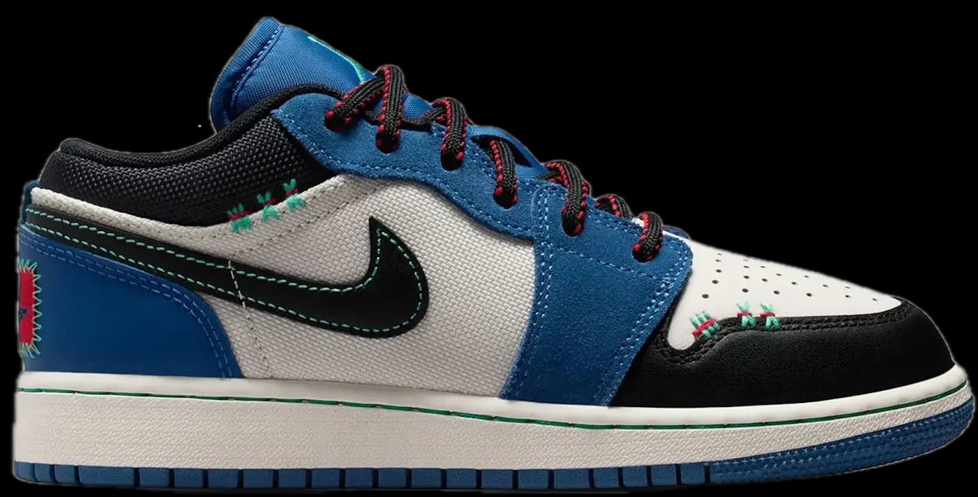 Giày Nike Air Jordan 1 Low SE 'Blue Black' IO2062-400 Giày Nike Air Jordan 1 Low SE 'Blue Black' IO2062-400