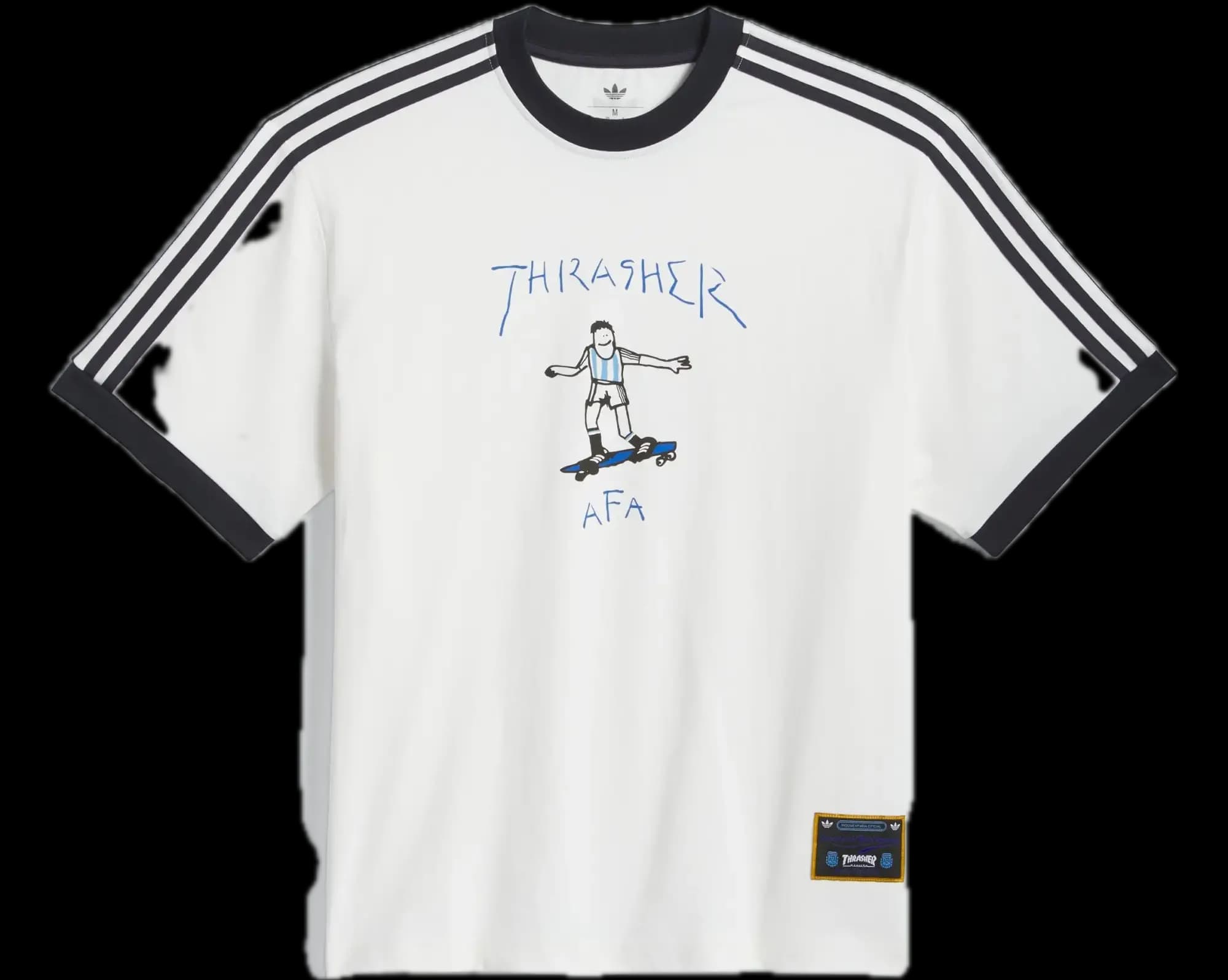 Áo Adidas Thrasher X Argentina Gonz Ringer ‘Core White’ KX4548 Áo Adidas Thrasher X Argentina Gonz Ringer ‘Core White’ KX4548