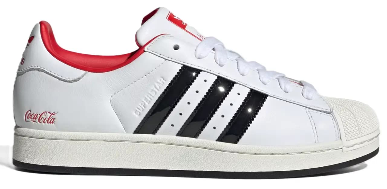 Giày Adidas Superstar II x Coca-Cola 'White Black' KH6888 Giày Adidas Superstar II x Coca-Cola 'White Black' KH6888