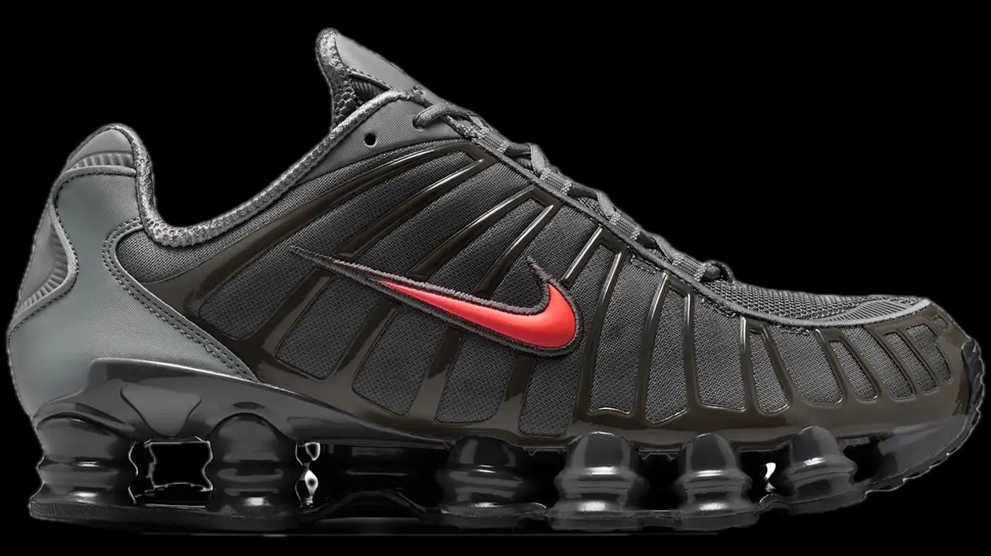 Giày Nike Shox TL SE 'Smoke Grey Bright Crimson' IQ6599-003 Giày Nike Shox TL SE 'Smoke Grey Bright Crimson' IQ6599-003