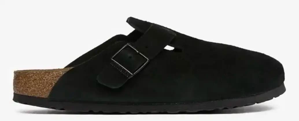 Dép Birkenstock Boston Soft Footbed 'Black' 660473 Dép Birkenstock Boston Soft Footbed 'Black' 660473