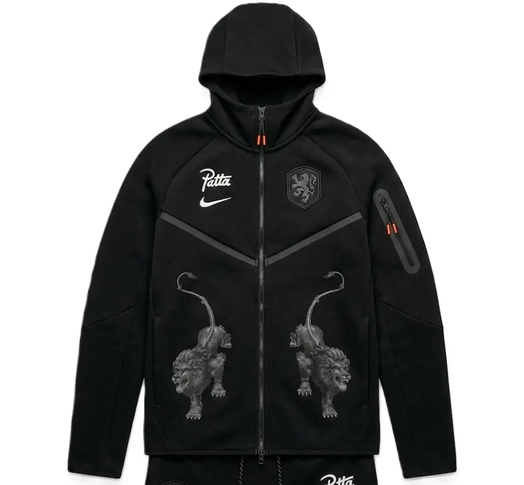 Áo Nike Netherlands x Patta Tech Fleece M3206-010 — kich-thuoc: L Áo Nike Netherlands x Patta Tech Fleece M3206-010 — kich-thuoc: L