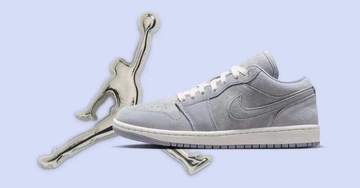 Jordan 1 Low "Wolf Grey" xuất hiện với diện mạo da lộn cao cấp Jordan 1 Low "Wolf Grey" xuất hiện với diện mạo da lộn cao cấp