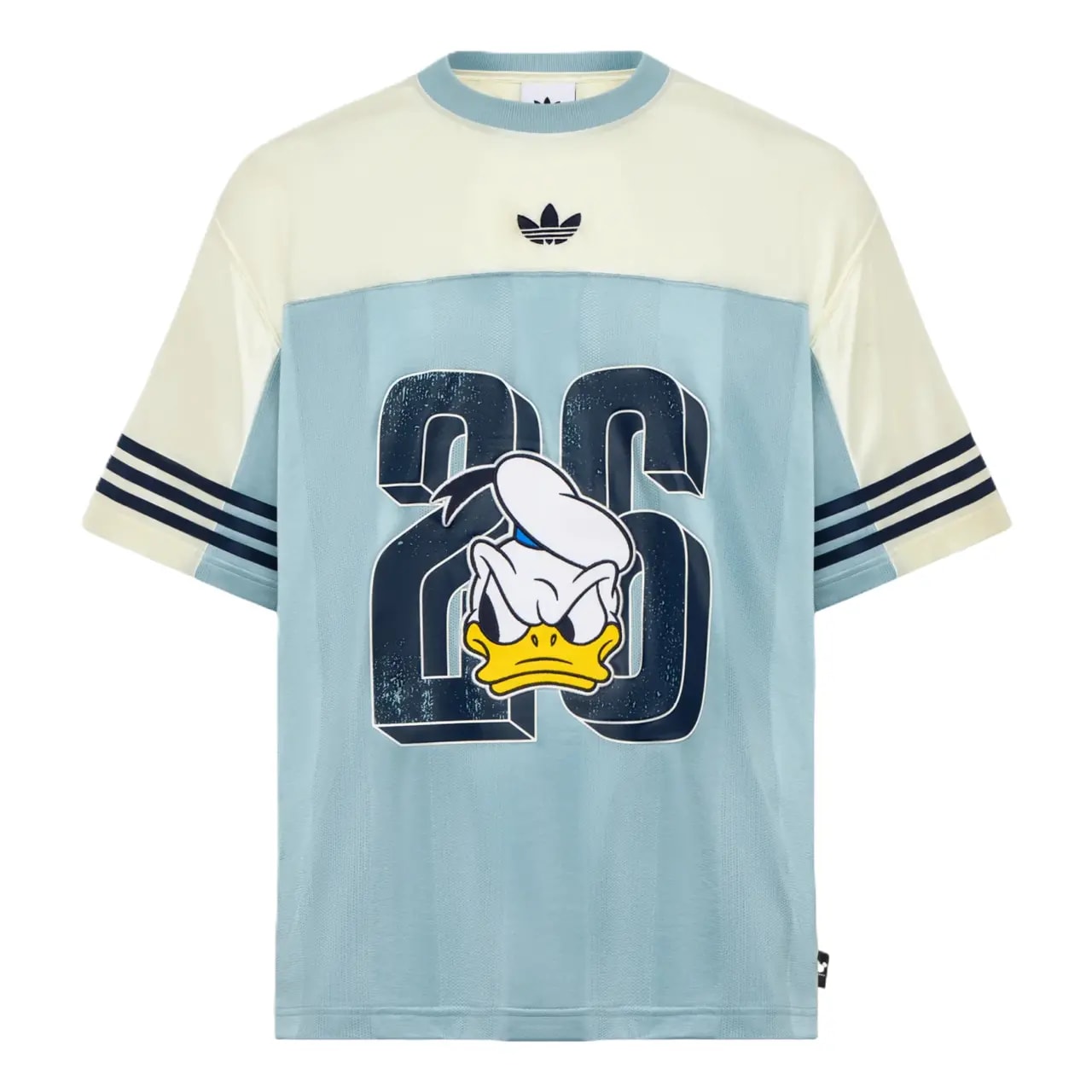 Áo Adidas x Disney Donald Duck Jersey 'Ivory Ash Grey' KU3106 — kich-thuoc: L Áo Adidas x Disney Donald Duck Jersey 'Ivory Ash Grey' KU3106 — kich-thuoc: L