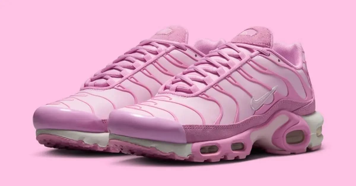 Nike Air Max Plus "Pink Rise" ra mắt với diện mạo phủ hồng nổi bật Nike Air Max Plus "Pink Rise" ra mắt với diện mạo phủ hồng nổi bật