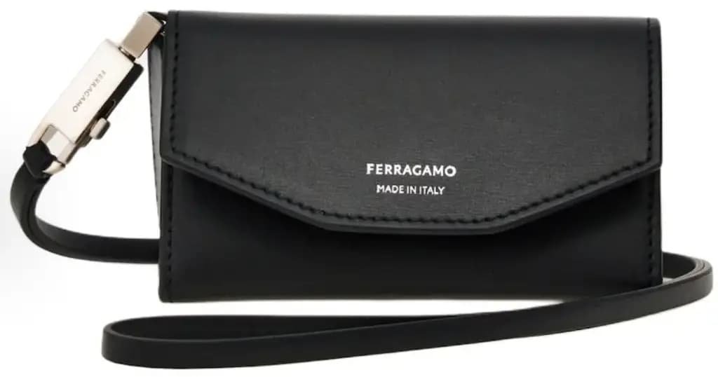 Túi Salvatore Ferragamo Strap Clutch Bag 'Black' 661308-770095 Túi Salvatore Ferragamo Strap Clutch Bag 'Black' 661308-770095