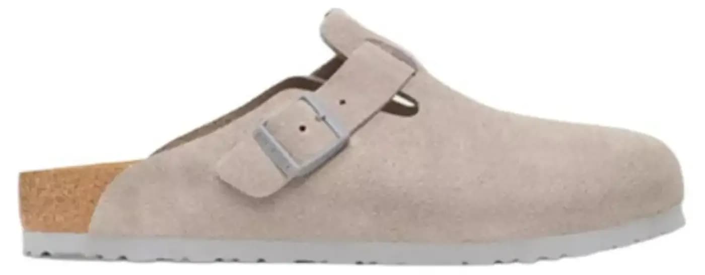 Dép Birkenstock Boston Suede Leather 'Stone Coin' 1027751 Dép Birkenstock Boston Suede Leather 'Stone Coin' 1027751
