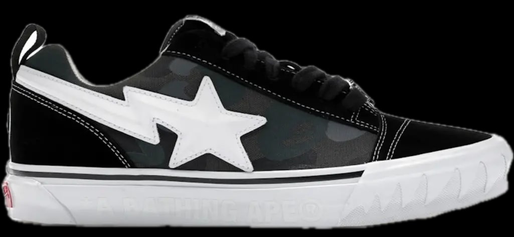 Giày Vans x BAPE Knu Skool 'Camo Black' VN000Z3929B — kich-thuoc: 40 Giày Vans x BAPE Knu Skool 'Camo Black' VN000Z3929B — kich-thuoc: 40