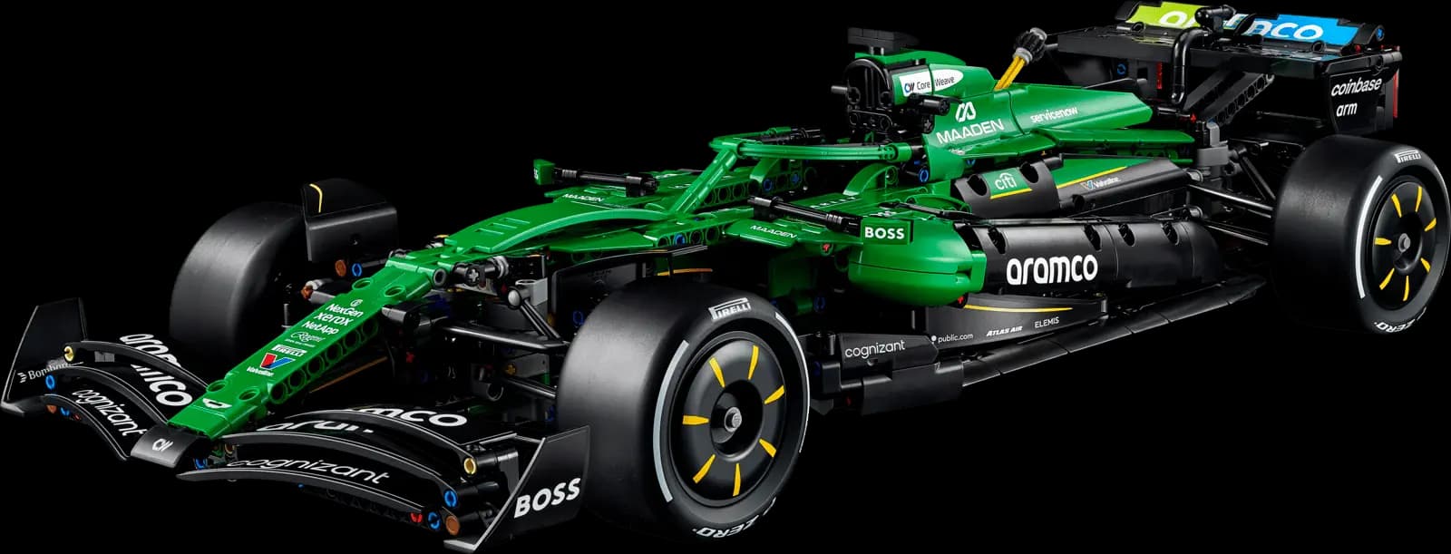 Mô hình Lego Aston Martin Aramco AMR25 F1® Car 42240 Mô hình Lego Aston Martin Aramco AMR25 F1® Car 42240