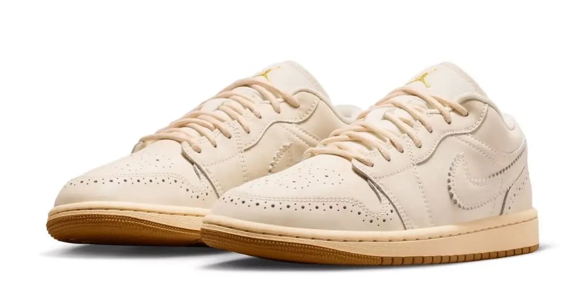 Jordan 1 Low Brogues mang phong cách giày tây đầy tinh tế Jordan 1 Low Brogues mang phong cách giày tây đầy tinh tế