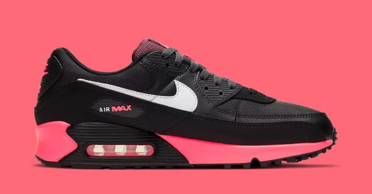 Nike Air Max 90 “Black/Racer Pink” trở lại với diện mạo hồng đen Nike Air Max 90 “Black/Racer Pink” trở lại với diện mạo hồng đen