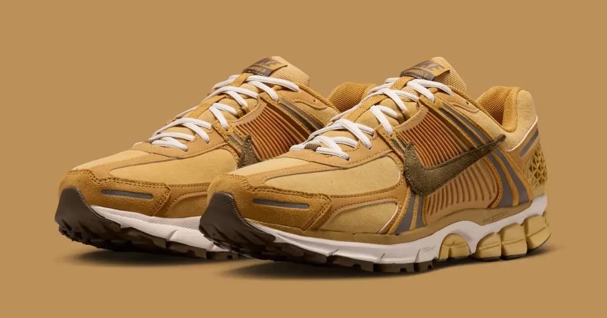 Nike Vomero 5 “Wheat Gold” khoác sắc vàng nâu cho mùa Thu Đông Nike Vomero 5 “Wheat Gold” khoác sắc vàng nâu cho mùa Thu Đông