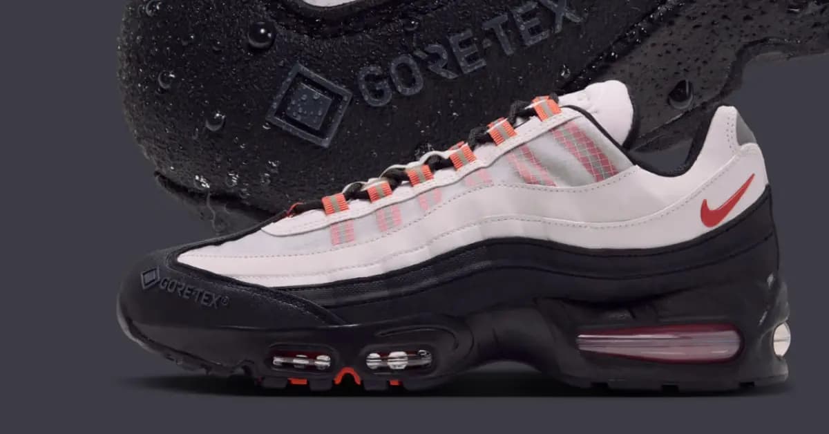 Air Max 95 GORE-TEX Light Bone Black sẵn sàng cho mùa lạnh Air Max 95 GORE-TEX Light Bone Black sẵn sàng cho mùa lạnh