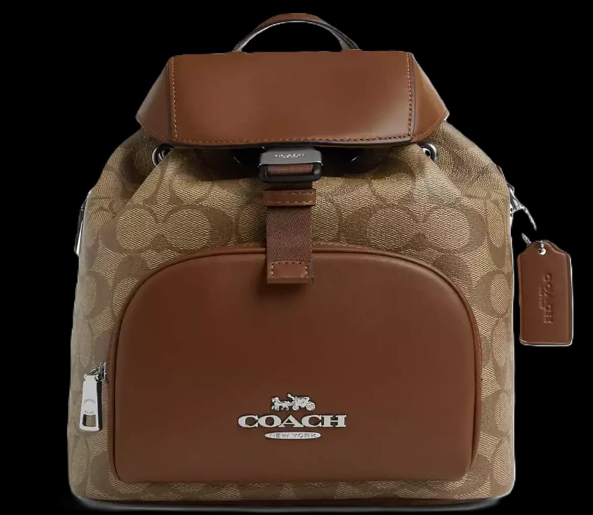 Balo Coach Pace Signature Canvas 'Brown' CR130-SVWQ3 Balo Coach Pace Signature Canvas 'Brown' CR130-SVWQ3