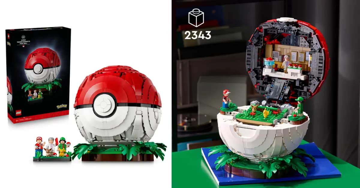 Mô hình Lego Pokémon Poké Ball gây chú ý với 2343 mảnh Mô hình Lego Pokémon Poké Ball gây chú ý với 2343 mảnh
