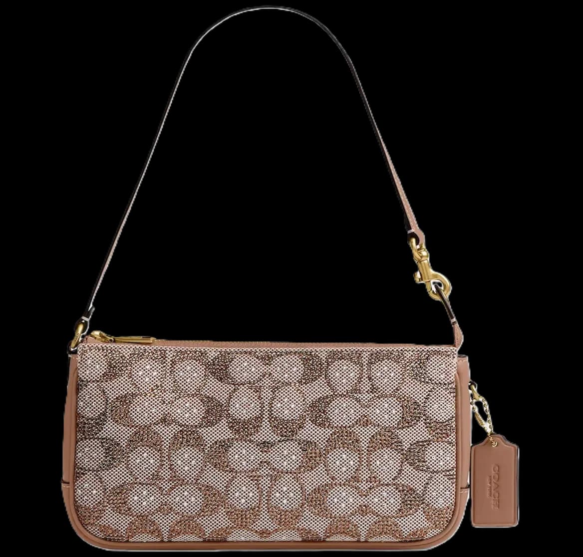 Túi Coach Plaza Bag In Crystal Jacquard 'Brass' CFG63-B4MS Túi Coach Plaza Bag In Crystal Jacquard 'Brass' CFG63-B4MS