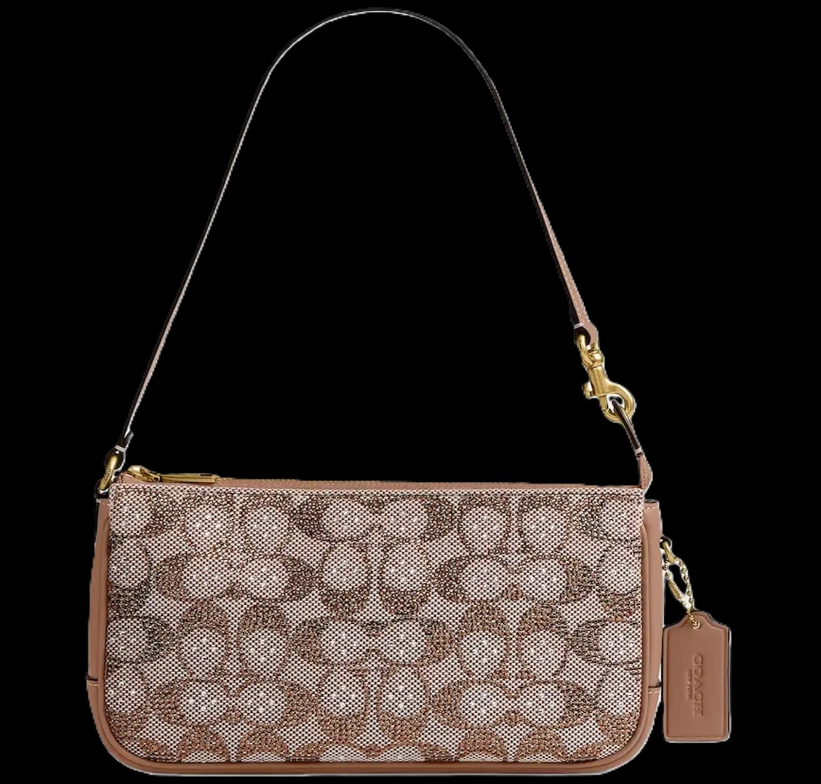 Túi Coach Plaza Bag In Crystal Jacquard 'Brass' CFG63-B4MS Túi Coach Plaza Bag In Crystal Jacquard 'Brass' CFG63-B4MS