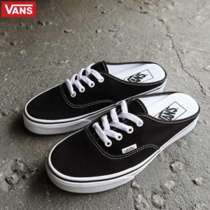 Alternative view of Giày Vans Authentic Mule 'Black White' VN0A54F76BT