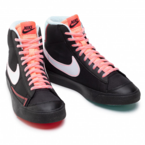 Alternative view of Giày Nike Blazer Mid '77 GS 'Black Atomic Pink' DD7710-001