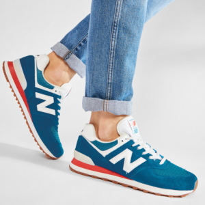 Alternative view of Giày New Balance 574 'Rainbow Pack Natural Indigo' ML574HC2