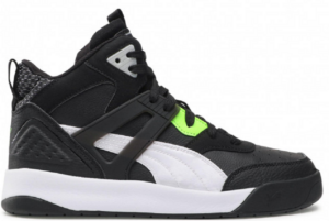 Giày Puma Backcourt Mid Cyber Week Puma Black White Green Glare 381129-02