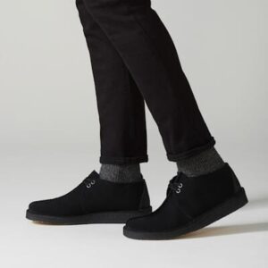 Giay Clarks Desert Trek GTX 'Black Suede' 261-65566