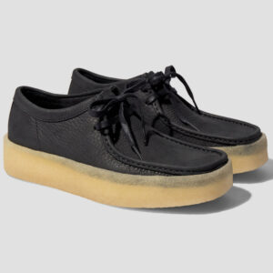 Giay Clarks Wallabee Cup 'Black Nubuck' 261-58144