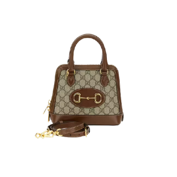 Túi Gucci Horsebit 1955 'Beige Dark Brown'