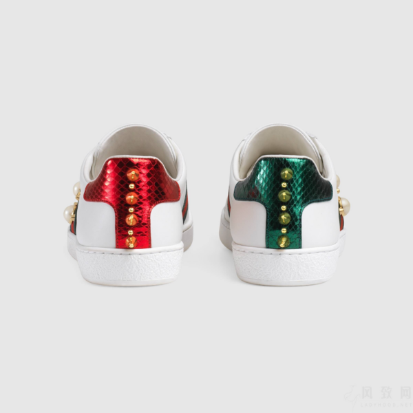 Giày Gucci Wmns Ace Studded 'White' 431887-A38G0-9064 - Hình ảnh 7