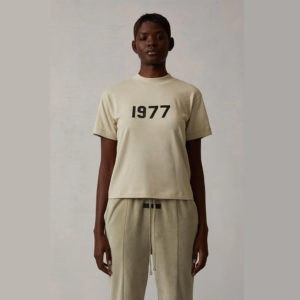 Ao Fear Of God Essentials 1977 T Shirt 'Wheat'