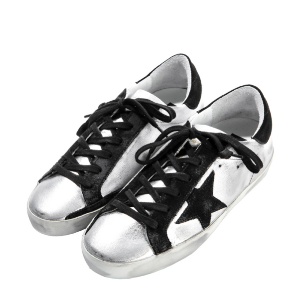 Giày Golden Goose Superstar Low Top 'Silver' GWF00101-F000312-60246 - Hình ảnh 4