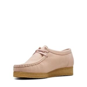 Giay Clarks Wallabee 'Blush Synthetic' 261-69435
