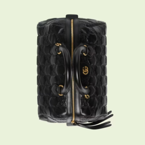 Tui Gucci GG Matelasse Leather Top Handle Bag 'Black' 702242-UM8HG-1046