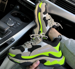 Alternative view of Giày Balenciaga Triple S Trainer Grey Yellow Fluo 524039-W09OH-1293