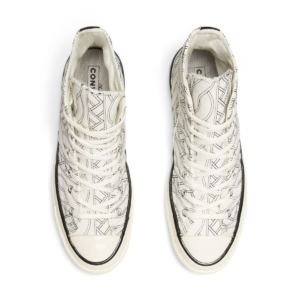 Giay Converse Wmns Chuck 70 High 'Runway Cable Egret Black' 568674C