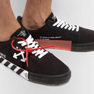 Alternative view of Giày Off-White Vulc Sneaker Low 'Black White' OMIA085R21FAB001-1001