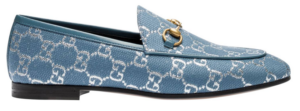 Giày Gucci Mocassini Jordaan GG Blue 431467 2C820 4691