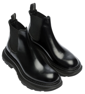Alternative view of Giày Alexander McQueen Leather Chelsea Boots 641837-WHZ84-1000