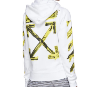 Alternative view of Áo Off White Acrylic Arrows Hoodie White Yellow OW00231