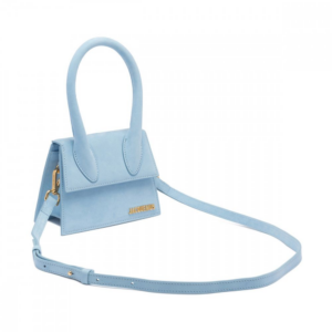 Alternative view of Túi Jacquemus Le Chiquito Moyen Leather Tote Bag 'Blue Sky' 22H213BA0023066