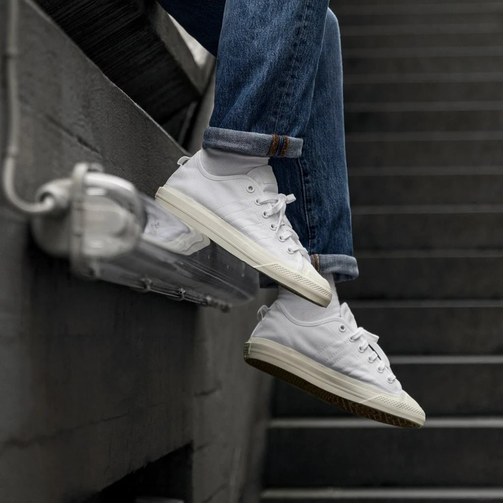 Giày Adidas Nizza RF 'Triple White' EF1883 - Ảnh 2