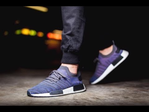 Ved lov bind talsmand Giày Adidas NMD R1 STLT High Resolution Blue CQ2388 - Authentic-Shoes
