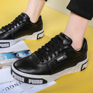 Alternative view of Giày Puma Wmns Cali Bold 'Black Metallic Gold' 370811-03