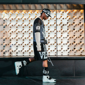 Giay Mschf AC1 'Gray Black Blue' MSCHF-008