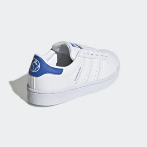 Alternative view of Giày Adidas Superstar 'White Blue' FW0820