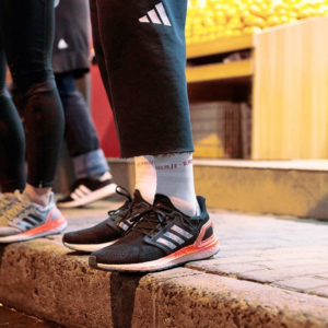 Alternative view of Giày Adidas UltraBoost PB 'Black Signal Coral'   EG0427