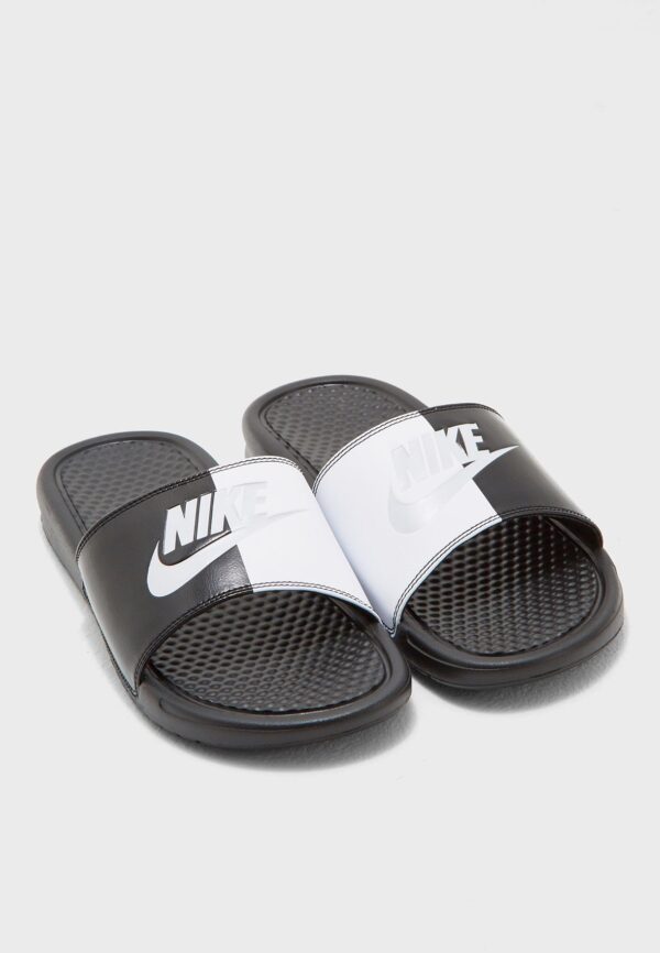 Dép Nike Benassi JDI " Black White " 343880-015 - Hình ảnh 5