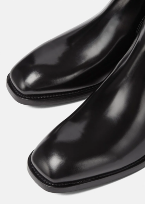 Alternative view of Giày Versace V Leather Boots Black 1000786-1A00695-1B000